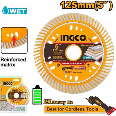 INGCO SEGMENTED DIAMOND DISC 125MM DMD061251