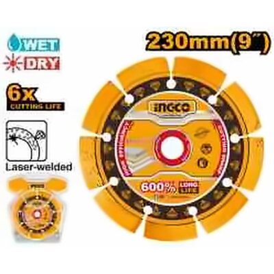 INGCO LASER WELDED DIAMOND DISC 230MM DMD072301
