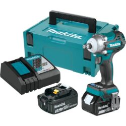 MAKITA DTW300RFJ DC IMPACT WRENCH 18V BL 330NM (2PCS 3.0AH BATTERY, 1PC CHARGER)