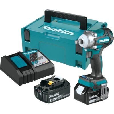 MAKITA DTW300RFJ DC IMPACT WRENCH 18V BL 330NM (2PCS 3.0AH BATTERY, 1PC CHARGER)