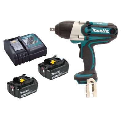 MAKITA DTW450RTE DC 1/2" IMPACT WRENCH 18V 440NM (2PCS 5.0AH BATTERY, 1PC CHARGER)