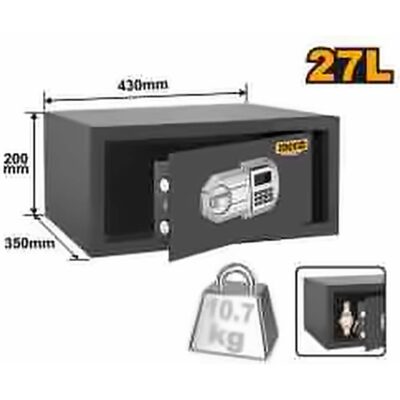 INGCO ELECTRONIC SAFE 27L 200HX430WX350D ESF3502