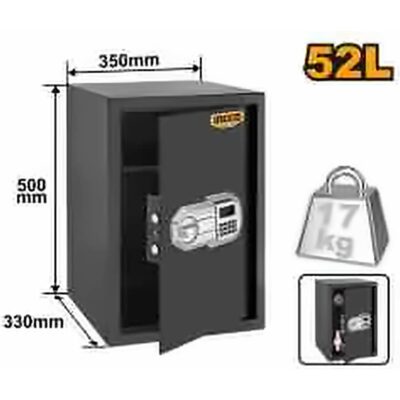INGCO ELECTRONIC SAFE 52L 500HX350WX330D ESF5002
