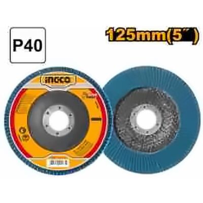 INGCO ZIRCONIUM FLAP DISC 125MM P40 FDZ1251
