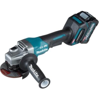 MAKITA GA011GM201 DC ANGLE GRINDER 40V BL 100MM P (2PCS 4.0AH BATTERY, 1PC CHARGER)