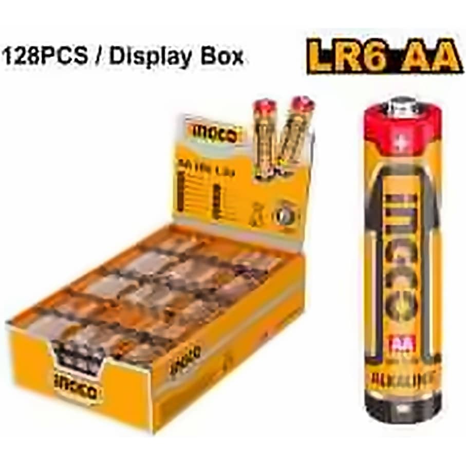 INGCO ALKALINE BATTERY AA 1.5V LR6 HAB2A01 4P/PACK