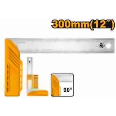 INGCO TRY SQUARE STAINLESS STEEL BLADE 12" 300MM HAS123002