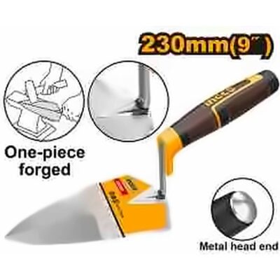 INGCO INTEGRATED FORGED BRICKLAYING TROWEL 9" 230MM HBT9109