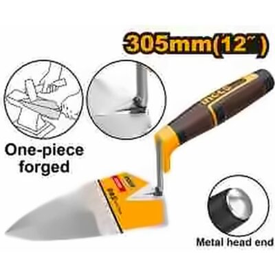 INGCO INTEGRATED FORGED BRICKLAYING TROWEL 12" 305MM HBT9112