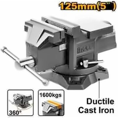 INGCO BENCH VISE 5 INCH SWIVEL BASE HBV185