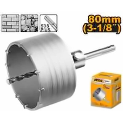 INGCO SDS+ HOLE CORE BIT 80MM FOR CONCRETE HCB0801