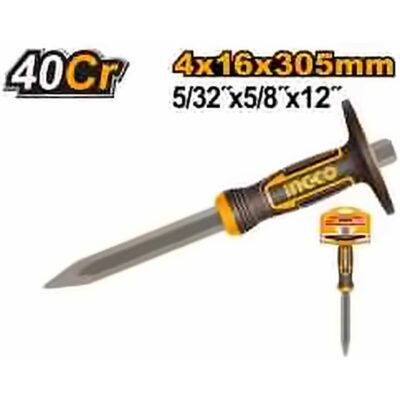 INGCO CONCRETE CHISEL 4X16X305MM HCC830416