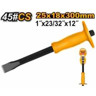 INGCO COLD CHISEL WITH GUARD 25 X 300MM HCCL082412