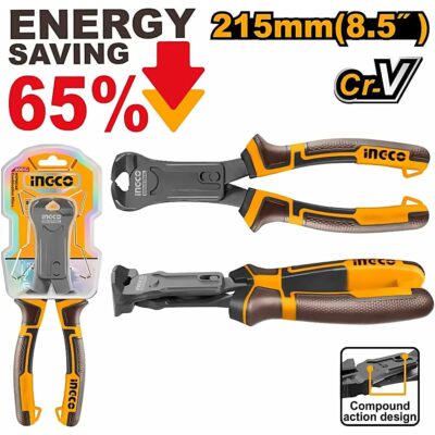 INGCO COMPOUND ACTION EBD CUTTING PLIER 8.5" 215MM HCECP58200