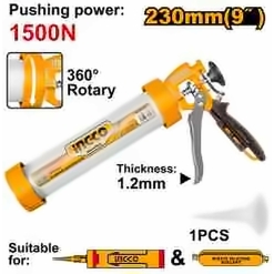 INGCO 9" ALUMINUM CAULKING GUN HCG0109