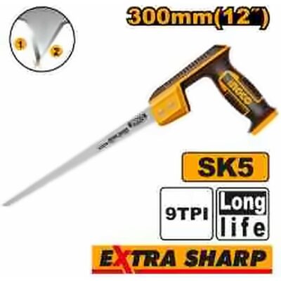 INGCO 12" COMPASS SAW HEAT TREATMENT TEETH 7TPI HCS3006