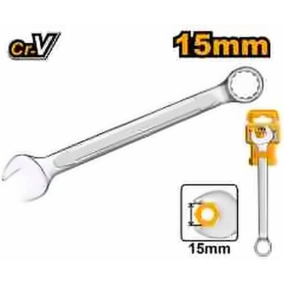 INGCO 15MM COMBINATION SPANNER HCSPA151
