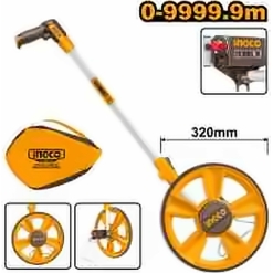 INGCO MEASURING WHEEL 4-DIGIT 320MM DIAMETER 0-9999.9M HDMW45