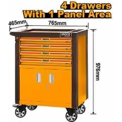 INGCO ROLLER CABINET 4 DRAWERS 765X465X812MM HDTC01042