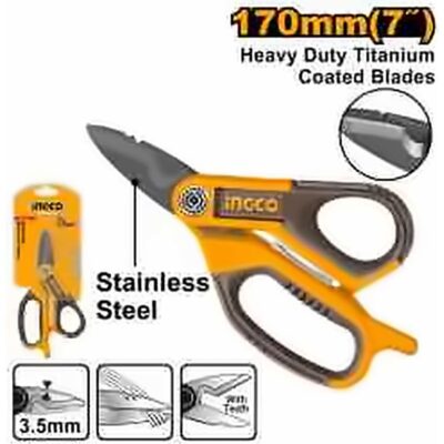 INGCO ELECTRICIAN SCISSORS 5 INCH HES051708