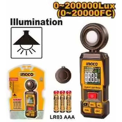 INGCO DIGITAL LIGHT LUXMETER HETLU031