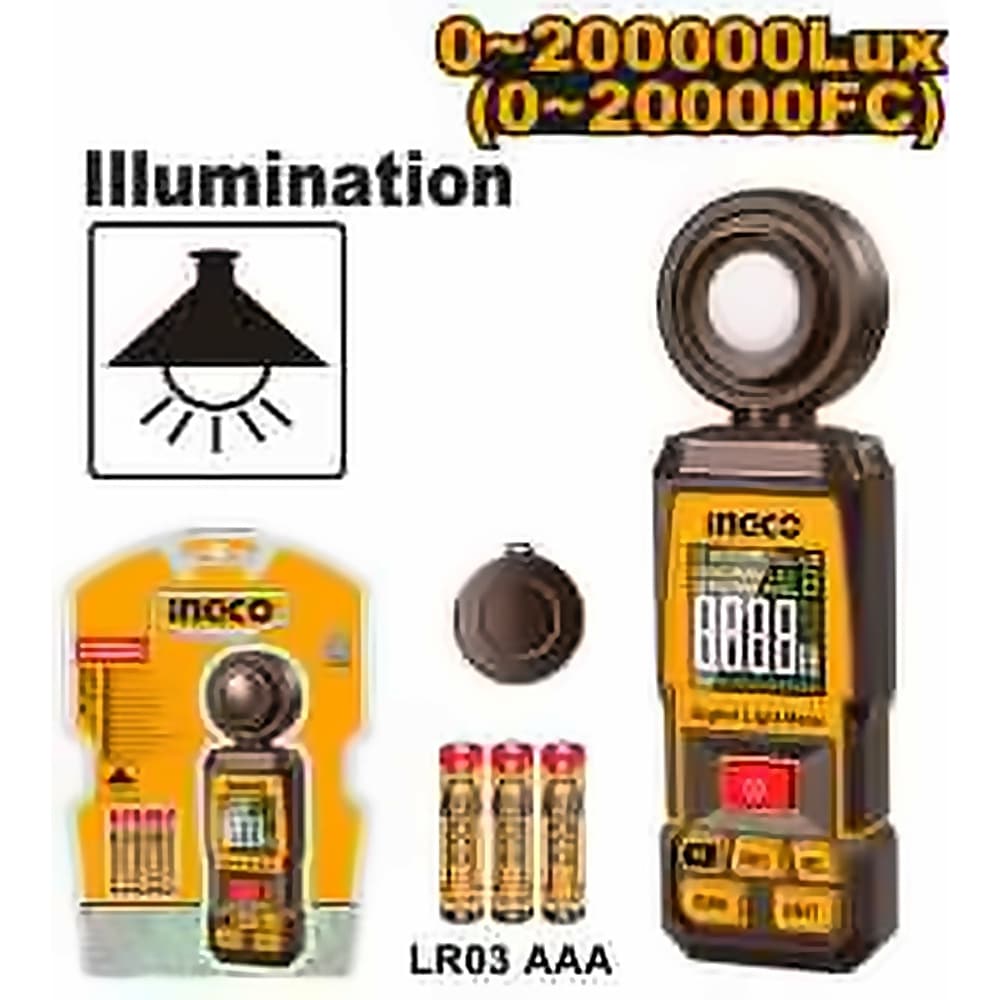 INGCO DIGITAL LIGHT LUXMETER HETLU031