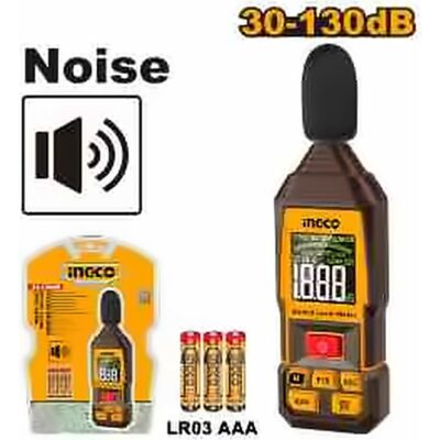 INGCO DIGITAL SOUND LEVEL METER 30-130DB HETSL031