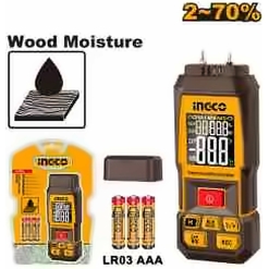 INGCO DIGITAL WOOD MOISTURE METER HETWM031