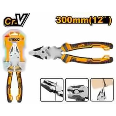INGCO FLAT NOSE PLIERS 8 INCH HFP3008
