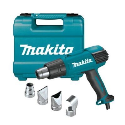 MAKITA HG6530VK AC HEAT GUN WITH LCD DISPLAY & NOZZLES ATTATCHMENTS, 50°C-650°C (3 MODES)