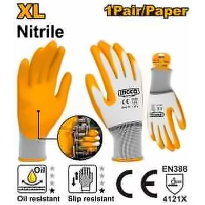 INGCO NITRILE COATED GLOVES HGNG64