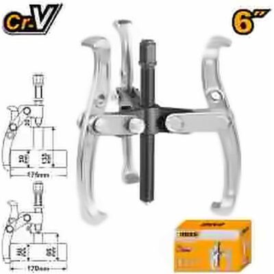 INGCO 3 JAWS PULLER 6" CR-V MAX FORCE 6000KG HGP08036