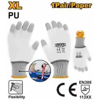 INGCO PU COATED GLOVES HGPUG62