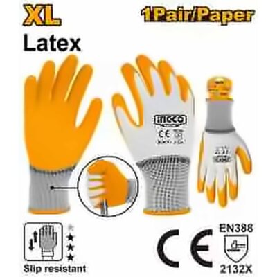 INGCO LATEX COATED GLOVES HGVL66