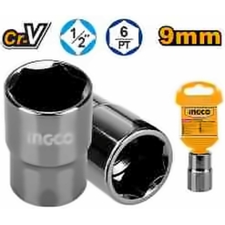 INGCO 1/2" HEXAGONAL SOCKET 9MM HHAST12091