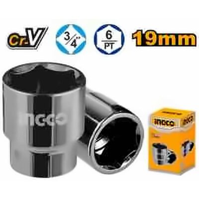 INGCO 3/4IN 19MM SOCKET HHAST34191