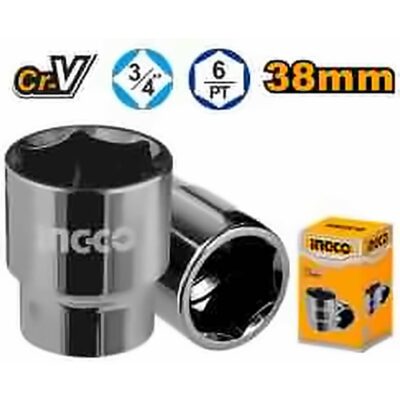 INGCO 3/4IN 38MM SOCKET HHAST34381