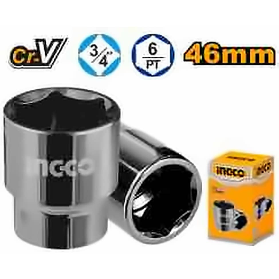 INGCO 3/4IN 46MM SOCKET HHAST34461