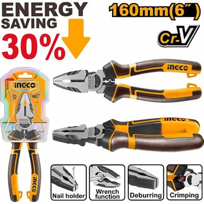 INGCO COMBINATION PLIERS 6 INCH HEAVY DUTY HHCP28160