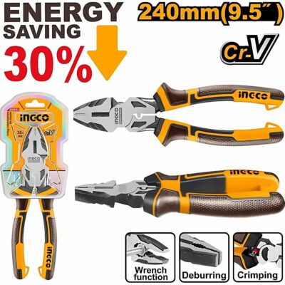 INGCO COMBINATION PLIERS 10 INCH HEAVY DUTY HHCP28240