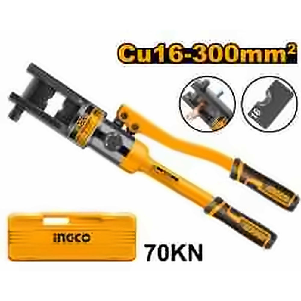 INGCO HYDRAULIC CRIMPING TOOL RANGE 16-240MM2 HHCT01240