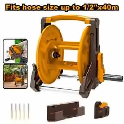 INGCO HOSE REEL STAND MAX 40M*1/2"Ø, WITHOUT HOSE HHR40122