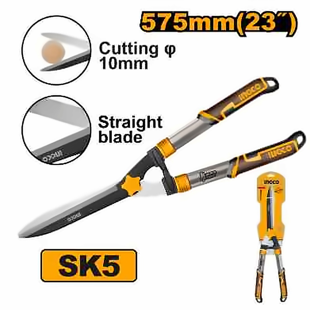 INGCO HEDGE SHEAR TEFLON COATED BLADE 560MM HHS6001
