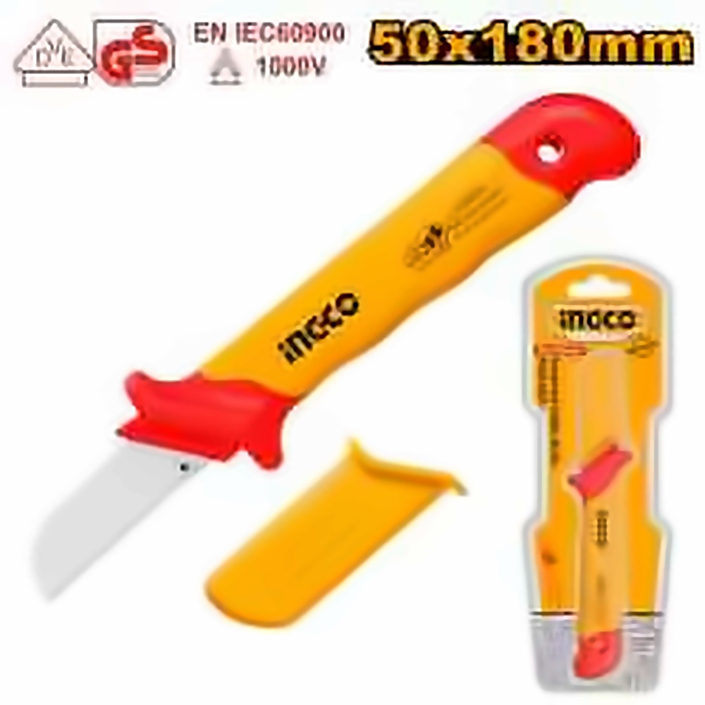 INGCO INSULATED CABLE KNIFE VDE 1000V HICK1801
