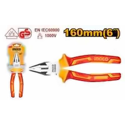 INGCO INSULATED COMBINATION PLIERS 6 INCH VDE 1000V HICP28168