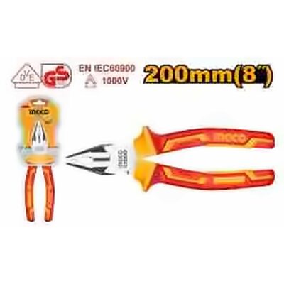 INGCO INSULATED COMBINATION PLIERS 8 INCH VDE 1000V HICP28208