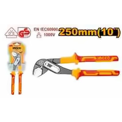 INGCO INSULATED PUMP PLIERS 10 INCH VDE 1000V HIPP28250