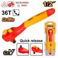 INGCO INSULATED RATCHET HANDLE 1/2 VDE 1000V HIRTH121