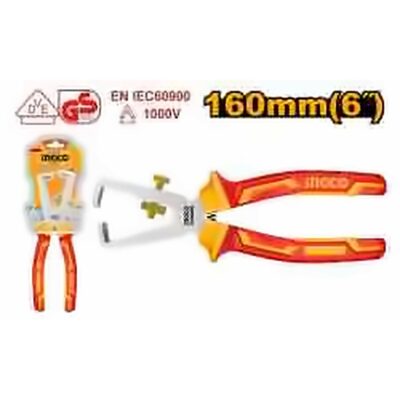 INGCO INSULATED WIRE STRIPPER PLIERS 6 INCH VDE 1000V HIWSP28160