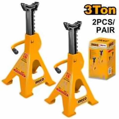 INGCO 3 TON JACK STAND 2PCS PAIR HEIGHT 285~425MM HJS0301